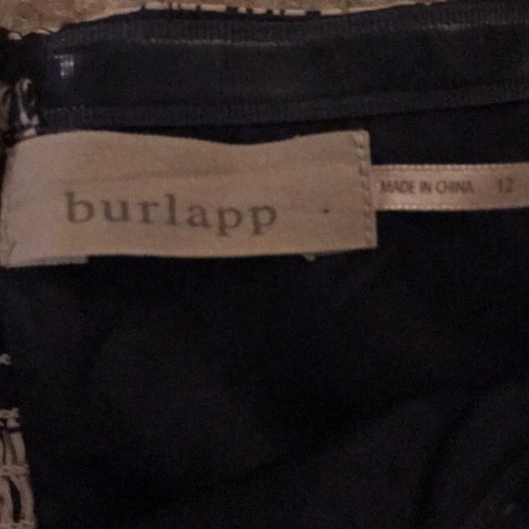 Anthropologie burlapp silk dress - Picture 3 of 5